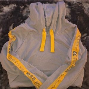 Grey & Yellow Inspirational Hoodie